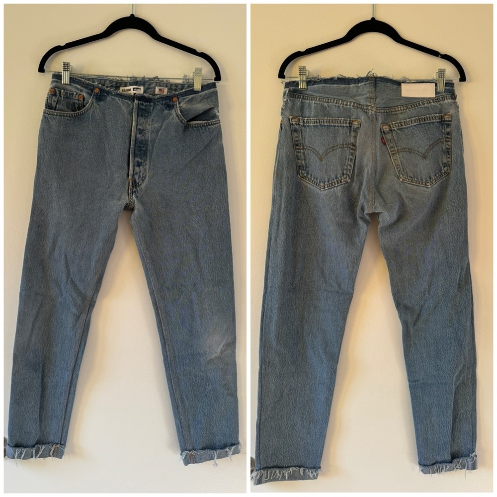 RE/DONE Levi’s (Low Rise) Denim Jeans